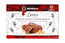 Walker's Shortbread Luxury Orange Royals, Traditional Pure Butter Scottish Recipe, 150g (Pack of 12)