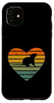 iPhone 11 I Love Mice Retro Heart Rodent Mouse Fan Cute Mouse Case