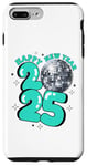 iPhone 7 Plus/8 Plus New Year 2025 Disco Ball Party NYE New Year Eve Retro Aqua Case