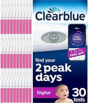 Clearblue Digital Ovulation Test | Find Your Peak 2 Days 30 Tests | Extra Value