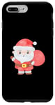 Coque pour iPhone 7 Plus/8 Plus Ho-Ho-Holiday Cheer: Père Noël en action