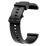 Silikonarmbånd for Garmin Vivoactive 3 20 mm - Svart