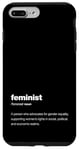 iPhone 7 Plus/8 Plus The word feminist with a dictionary definition Case