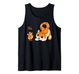 Uh... Woof? Funny Cat And Mouse - Dog Lover Tank Top