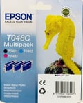 Genuine Original Epson T0481 T0482 T0483 Black Cyan Magenta Ink Cartridges