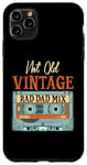 Coque pour iPhone 11 Pro Max Not Old Vintage Rad-Dad Mix Cassette Tape Retro Fête des Pères