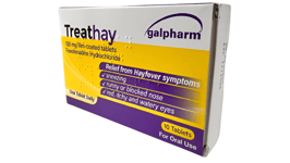 Treathay Hayfever Relief Tablets x10 Tablets - Fexofenadine 120mg