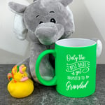 Only The Best Dads Get Promoted To Grandad Mug Pregnancy Reveal Fathers Day Gift