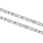 7.2W/m RGB LED strip - 10m, IP68, 30 LED pr. meter 24v, 12mm bred