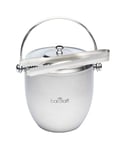 BarCraft KCBCICEBUC Ice Bucket with Lid and Tongs in Gift Box, Stainless Steel, 1.9 Litre