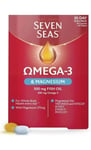 Seven Seas Cod Liver Oil Omega-3 Magnesium + Vit D 30 Caps + 30 Tabs 