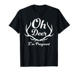 Oh Deer I'm Pregnant Soon To Be Mother Happy T-Shirt