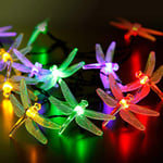 CawBing 10 LED Dragonfly String Lights, Bedroom Fairy Lights, Battery Powered Waterproof Scattered Light Easter Tree Hang Ornaments, Festivals Lights Decorations for Outdoor Indoor Front Yards