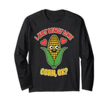 Really Love Corn Funny Corn On The Cob Long Sleeve T-Shirt