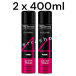 2 x 400ml Tresemme Extra Firm Hold Hairspray