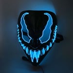 Halloween-mask LED-reningslampa lyser upp kostymaskrollspel