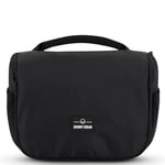 Johnny Urban Trousse de Toilette Hommes & Femmes Noir - Logan - Sac de Toilette avec Crochet à Suspendre - Grande Format pour Voyage & Travel - Aves Sac Transparent pour Les liquides en Bagage à Main