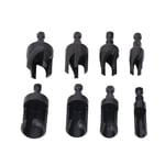 Drill Bit Cutting Tool Seamless Fit Wood Plug Drill Bit Set 8PCS 1/4in 5/8in