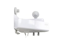 Joseph Joseph EasyStore Self-Draining Corner Shower Caddy with Mirror - White