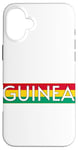 iPhone 16 Plus GUINEA FLAG SPORTS SOCCER FOOTBALL ATHLETIC TEAM JERSEY Case