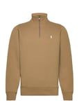 Polo Ralph Lauren Double-Knit Quarter-Zip Pullover Brun