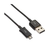 Fast charging micro USB Data Cable Compatible With Galaxy S6, S6-3 Feet (Black)