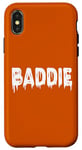 Coque pour iPhone X/XS BADDIE Style horreur