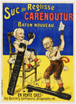 SUC RéGLISSE CARéNOUTUR Roaq-POSTER HQ 50x70cm d'une AFFICHE VINTAGE