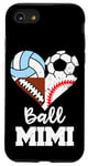 iPhone SE (2020) / 7 / 8 Ball Mimi Soccer Football Baseball Volleyball Mimi Heart Case