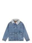 Levi's® Sherpa Collar Over D Trucker Jacket Blue Levi's