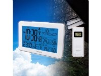 Denver WS-530WHITE, Vit, Inomhushygrometer, Inomhustermometer, Utomhushygrometer, Utomhustermometer, 20 - 90%, 0 - 50 ° C, Batteri, 159 mm