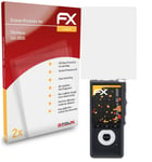 atFoliX 2x Film Protection d'écran pour Olympus DS-2600 mat&antichoc