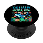 Aquarium Cousin Of The Birthday Boy Sea Fish Ocean Animals PopSockets PopGrip Adhésif