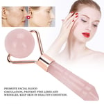 Face Massage Roller Skincare Tool Face Massage Instrument Rose Quartz For F