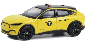 GREENLIGHT, FORD Mustang Mach-E 2022 from the series NYC TAXI in blister pack...