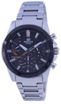 Casio Edifice Chronograph Analog Solar EQS-930DB-1A EQS930DB-1 100M Men's Watch