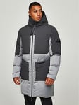 Zavetti Canada Katala Parka - Monument/asphalt, Light Grey, Size S, Men