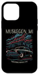 Coque pour iPhone 12 mini Muskegon MI USA Voiture Classique Industrielle Muskegon