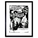 MOVIE FILM HORROR DRACULA CUSHING VAMPIRE FRAMED ART PRINT PICTURE F12X542