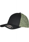 Urban Classics Flexfit trucker melange mesh (S/M,black/greymelange)