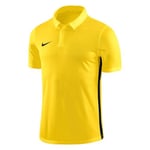 Nike Academy 18 Polo SS Polo d'entrainement Enfant Tour Yellow/Anthracite/Black FR: S (Taille Fabricant: S)