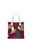 Radley Abstract Rose Open Top Grab Bag, Cranberry