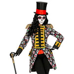 WIDMANN MILANO PARTY FASHION - Costume Parade Frac, pirate, rock star, uniforme de garde, tête de mort, Dia de los Muertos, carnaval, Halloween