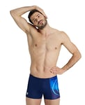 Arena Men's Swim Short Placement, Navy-MARTINICA, 85