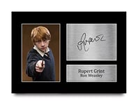 HWC Trading A4 Rupert Grint Harry Potter Ron Weasley Cadeaux Imprimé Signé Autographe Photo pour les fans de cinéma - A4