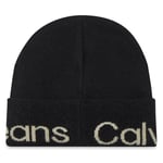 Halsduk + mössa Calvin Klein Jeans Gifting Mono Beanie/Scarf K60K611421 Svart