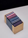 Charles Tyrwhitt Semi Plain Socks Gift Box, Pack of 5, Multi