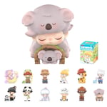 POP MART DIMOO Animal Kingdom Series Figurer, DIMOO Blind Box Figurer Samlarleksaker (Slumpmässigt en)