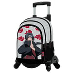 Naruto Mochila Escolar Itachi + Carro Toybags Con 4 Ruedas Giratorias, Cartable Mixte Enfant, Multicolore, L