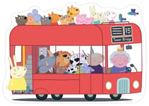 Ravensburger Peppa Pig London Red Bus Puzzle géant de 24 pièces pour Enfants à partir de 3 Ans – Jouets éducatifs pour Tout-Petits